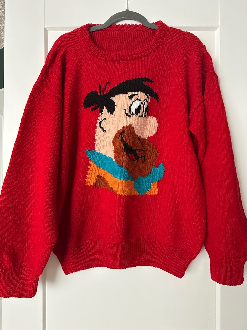 Hand knitted Matching His & Hers Fred Flinstone Sweaters